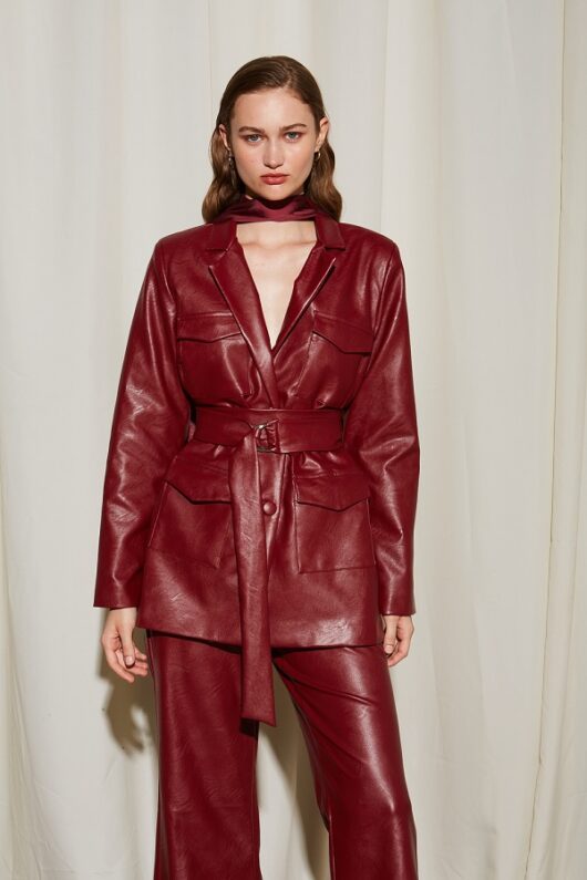 Daria eco leather Blazer