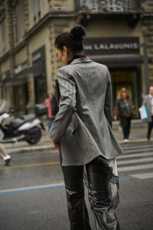 Alternative view of HERRINGBONE SUIT JACKET