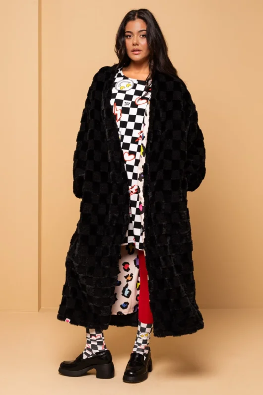 Alternative view of Bianca  Black  Coat Petit Boutik