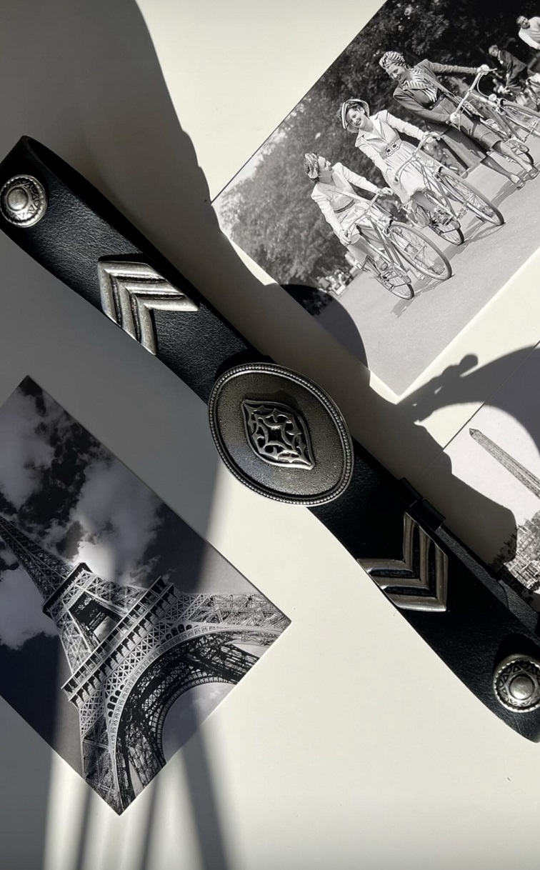 Δερμάτινη Γυναικεία Μαύρη Ζώνη