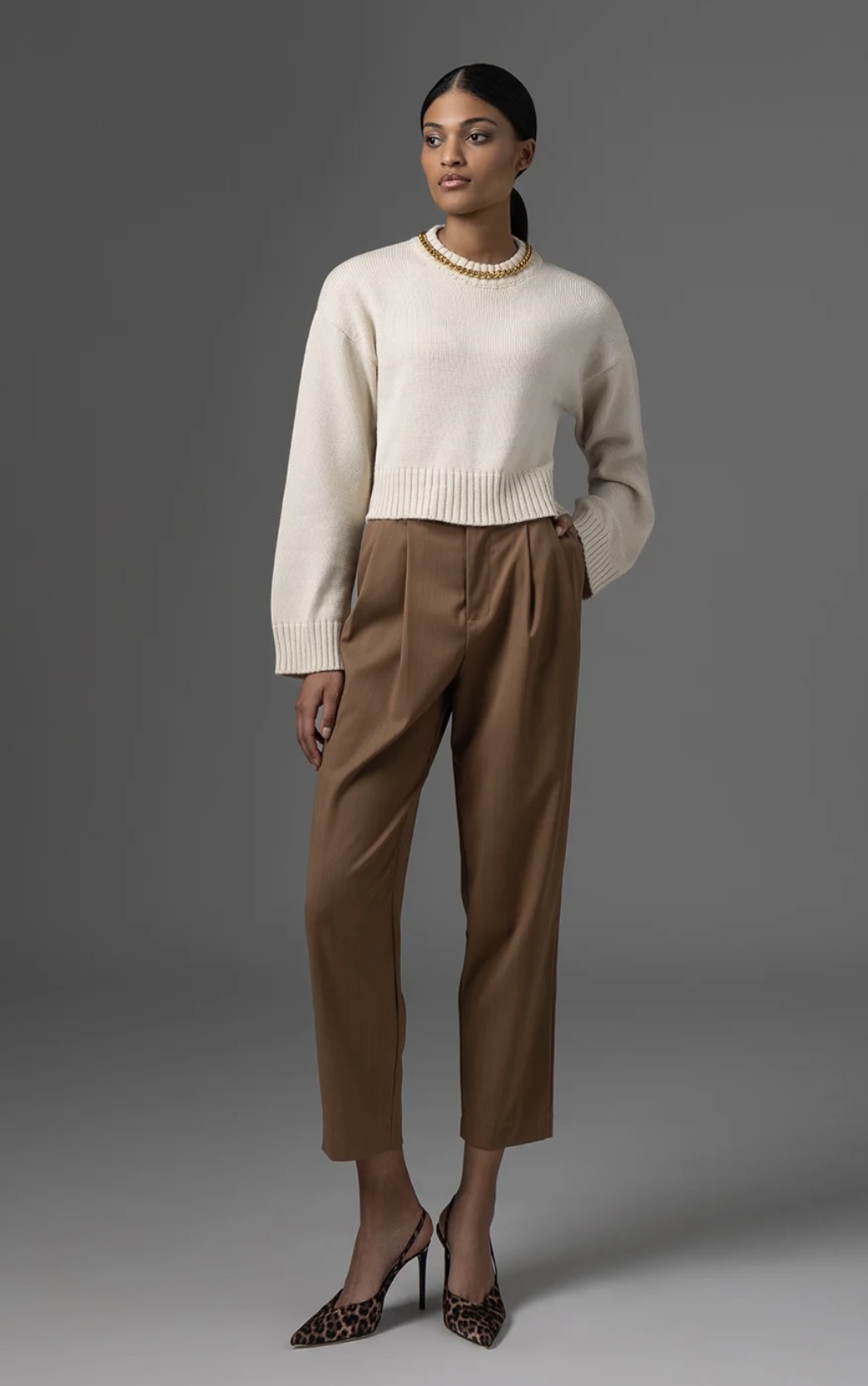 Aria Cropped Sweater