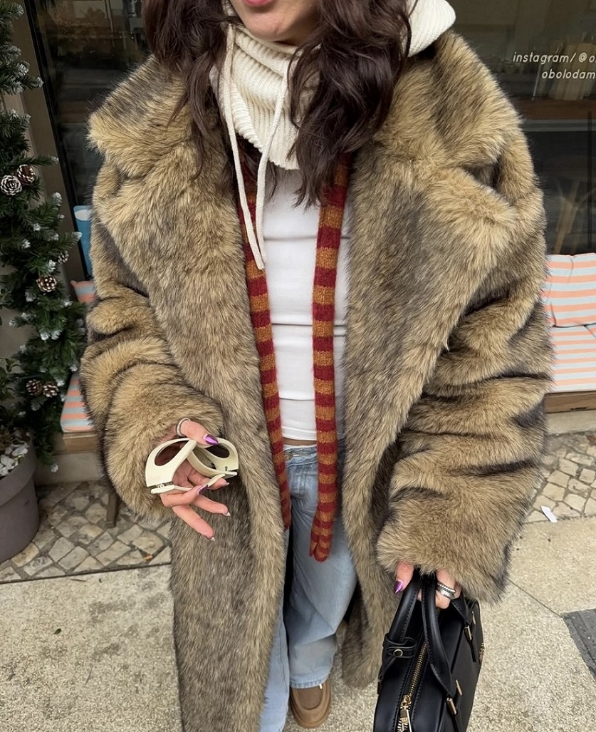 Isabella Μακριά Συνθετική Γούνα - Image 2