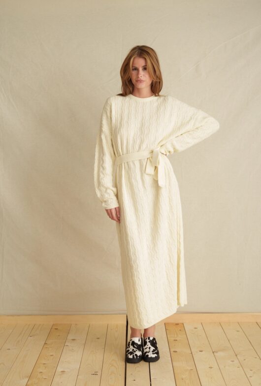 Alternative view of Vanilla Fog Knit Dress