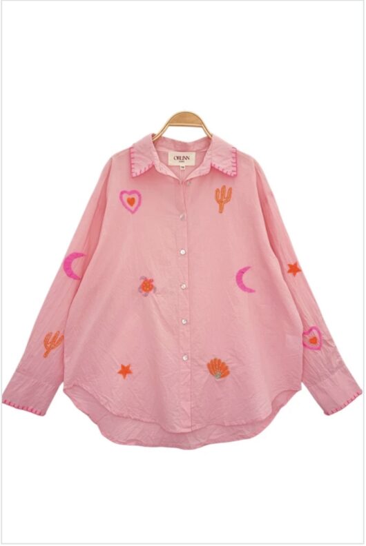 Siena hand embroidered shirt
