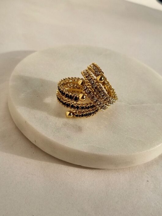Zoe Steel Ring
