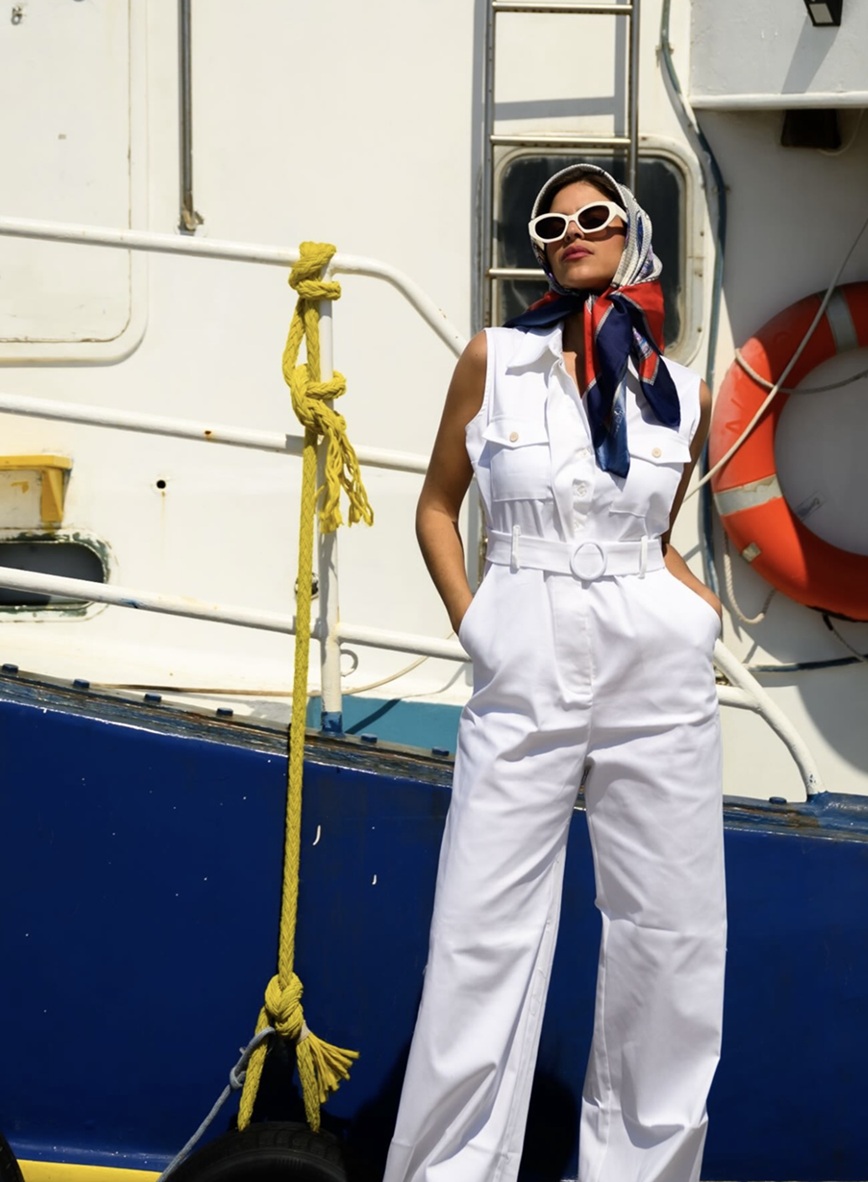 Ivory Safari Jumpsuit - Image 3
