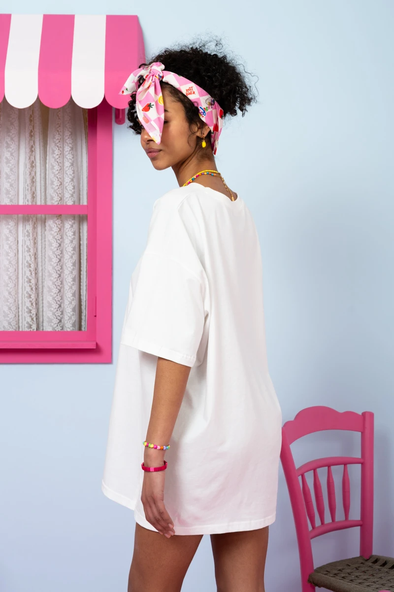 T-shirt Blouse ‘Ασπρο “Petit Boutik” Κοντομάνικο Μπλουζάκι Petit Boutik - Image 3