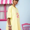 T-shirt Blouse Lime “Πάμε Παραλία” Κοντομάνικο Μπλουζάκι Petit Boutik - Image 2