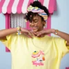 T-shirt Blouse Lime “Πάμε Παραλία” Κοντομάνικο Μπλουζάκι Petit Boutik - Image 3