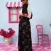 Klara Wrap Skirt Vis Black Cherries Δετή Φούστα Petit Boutik - Image 3
