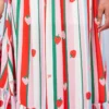 Marea Skirt Vis Multi Stripes Strawberries Color Φούστα Petit Boutik - Image 4
