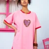 T-shirt Reglan Blouse Ροζ “Όλα θα πάνε καλά” Κοντομάνικο Μπλουζάκι Petit Boutik
