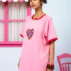 T-shirt Reglan Blouse Ροζ “Όλα θα πάνε καλά” Κοντομάνικο Μπλουζάκι Petit Boutik - Image 2