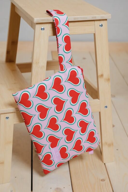 Red Love Pouch Bag