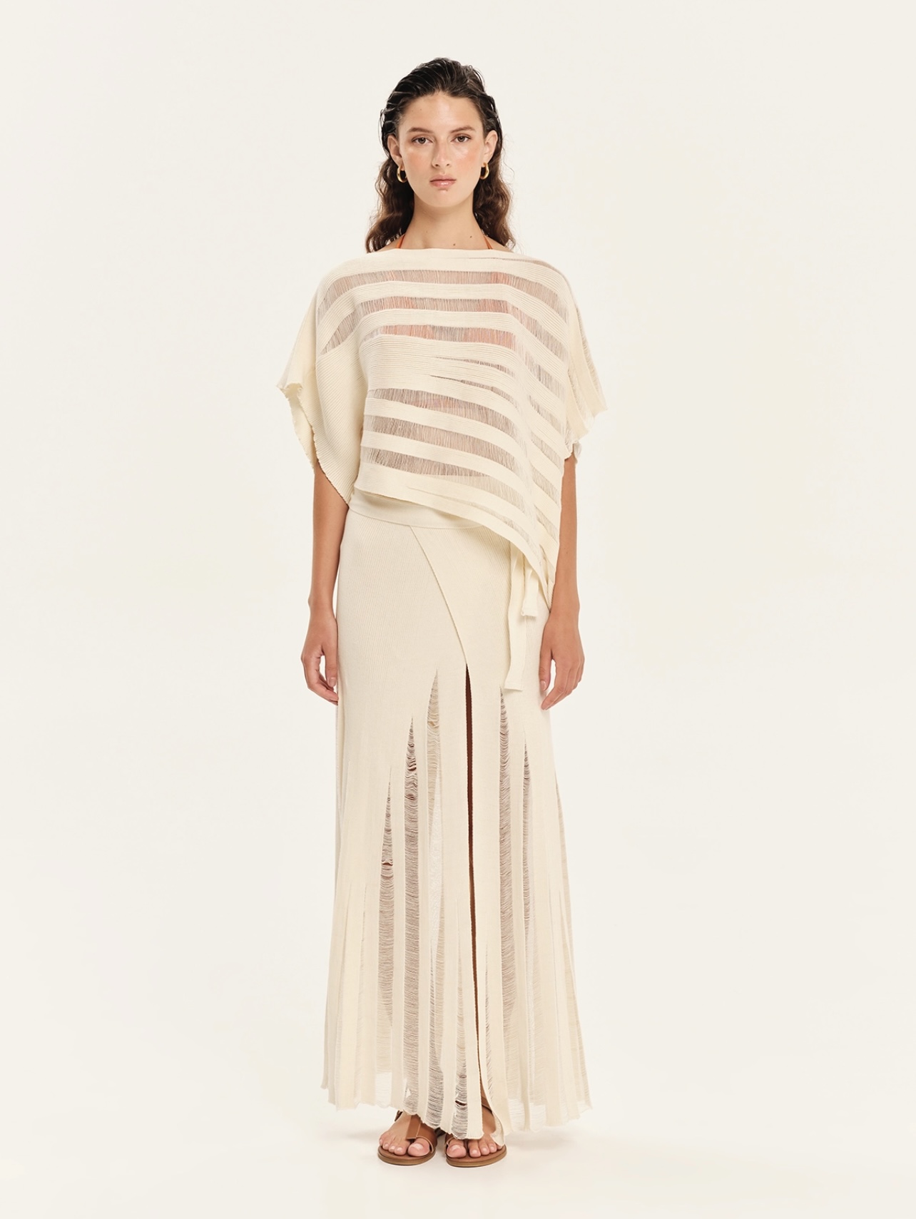 knit skirt pareo - Image 3