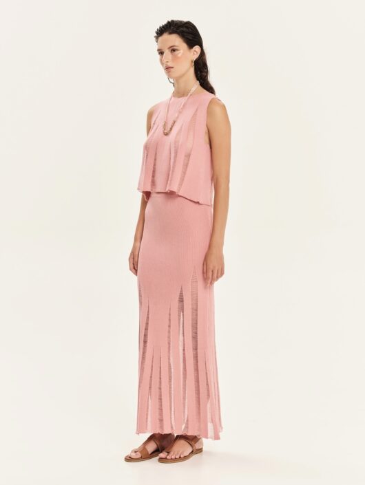 Alternative view of Knit Midi Skirt – Magic Sunsets