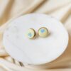 SCULLOP BULL EARRINGS