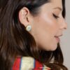 SCULLOP BULL EARRINGS - Image 2