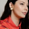 CHAMPAGNE CROWN EARRINGS - Image 2
