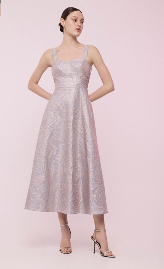 BROCADE MIDI DRESS