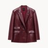 Crocodile Eco-Leather Blazer