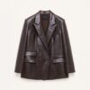 Crocodile Eco-Leather Blazer - Image 3
