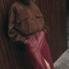 Suede Jacket Brown