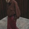 Suede Jacket Brown - Image 2