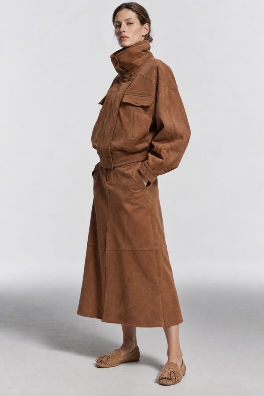 Alternative view of Suede Jacket Camel