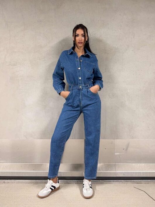 Alternative view of Eva Denim Jumpsuit