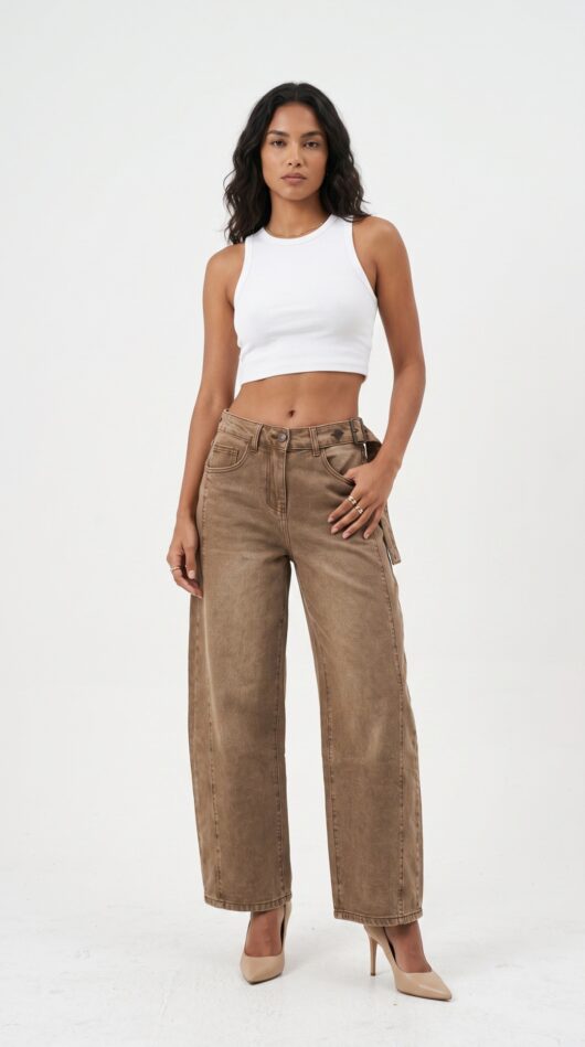 Cleo Brown Jeans