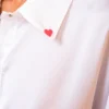 Konnie Shirt White Σατέν Πουκάμισο Με Κέντημα Petit Boutik - Image 2