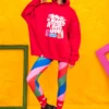 Hooded Φούτερ Blouse Red Travel Μπλούζα Με Κουκούλα Petit Boutik - Image 3