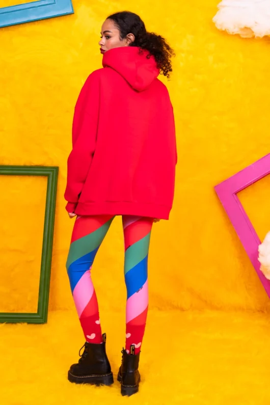 Alternative view of Hooded Φούτερ Blouse Red Travel Μπλούζα Με Κουκούλα Petit Boutik