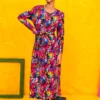 Amelia Dress Petit Universe Letters Φούτερ Φόρεμα με Ζώνη Petit Boutik