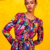 Amelia Dress Petit Universe Letters Φούτερ Φόρεμα με Ζώνη Petit Boutik - Image 2