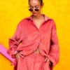 Alicia Κοτλέ Sacket Peach Πουκάμισο Petit Boutik - Image 5