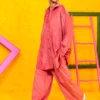 Alicia Κοτλέ Sacket Peach Πουκάμισο Petit Boutik - Image 2