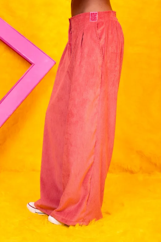 Alternative view of Lucy Pants Κοτλέ Peach Παντελόνι Petit Boutik