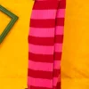 Sara Knitted Pants Pink Red Stripes Πλεκτό Παντελόνι Petit Boutik - Image 3