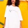 T-shirt Blouse White Plane “‘Ολα θα πάνε καλά” Κοντομάνικο Μπλουζάκι Petit Boutik